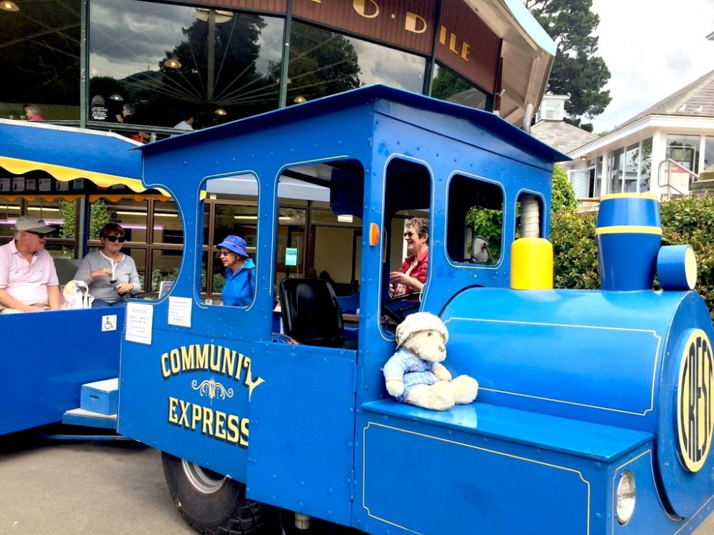 ダニーデン植物園の汽車