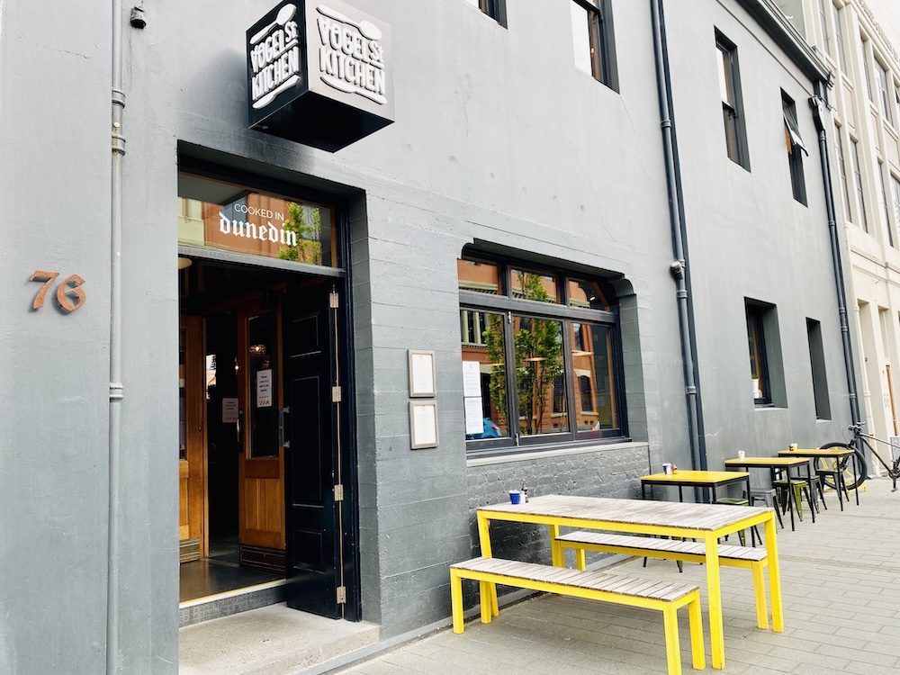 ダニーデンのカフェVogel Street Kitchenの外観
