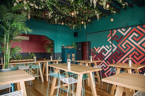 ダニーデンのメキシカン 中の様子