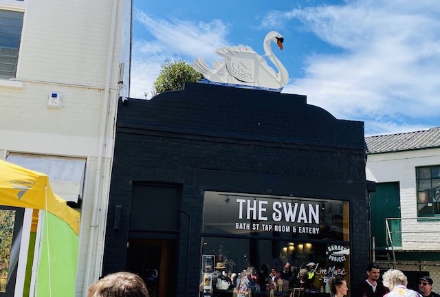 ダニーデンのおしゃれな隠れ家的カフェThe Swanのお店の様子
