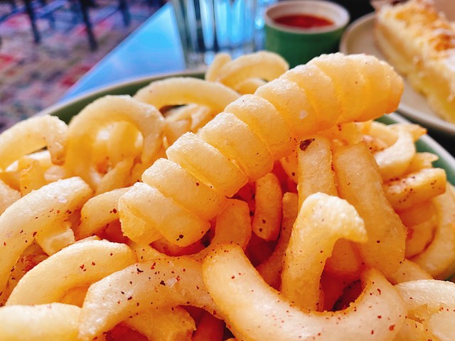 ダニーデンのカフェスワンのおいしいフライドポテト