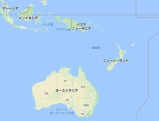 ニュージーランドの位置は変わった！？