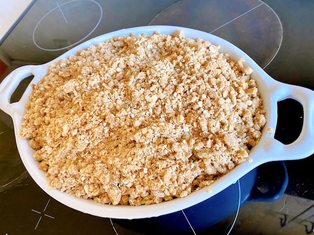 プロも顔負け本格的アップルクランブルレシピ