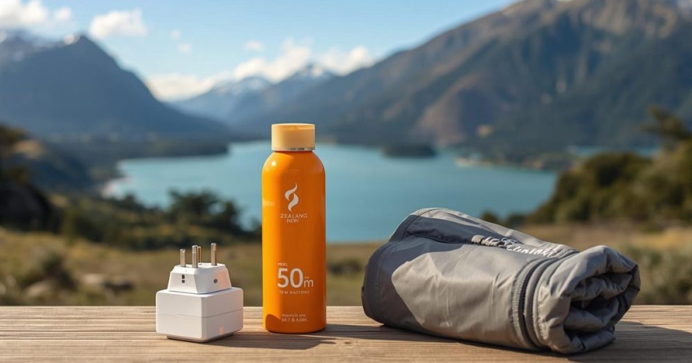 ニュージーランド旅行で必要な電源プラグ変換アダプターと紫外線対策グッズ