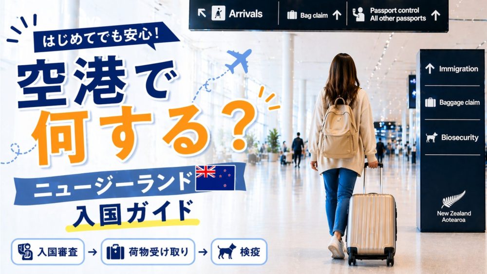ニュージーランド入国の流れを完全ガイド｜到着から出口までこれで迷わない